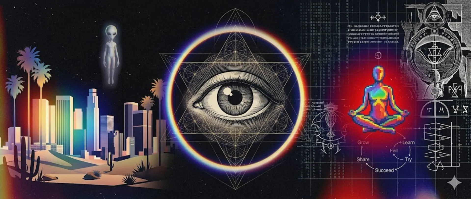 Калифорния: переезд в Лос-Анджелес и исследование сознания