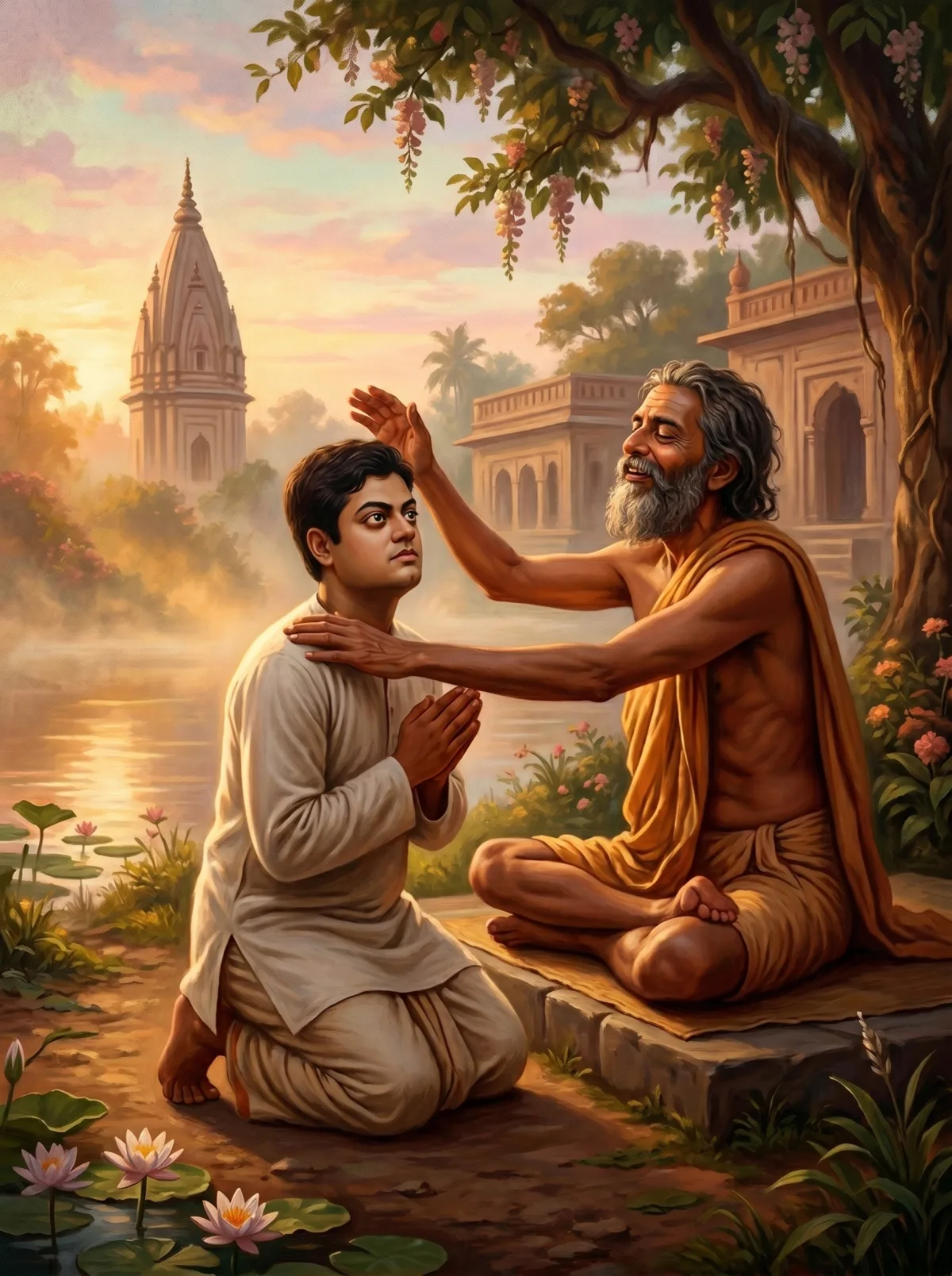 A los pies de Ramakrishna