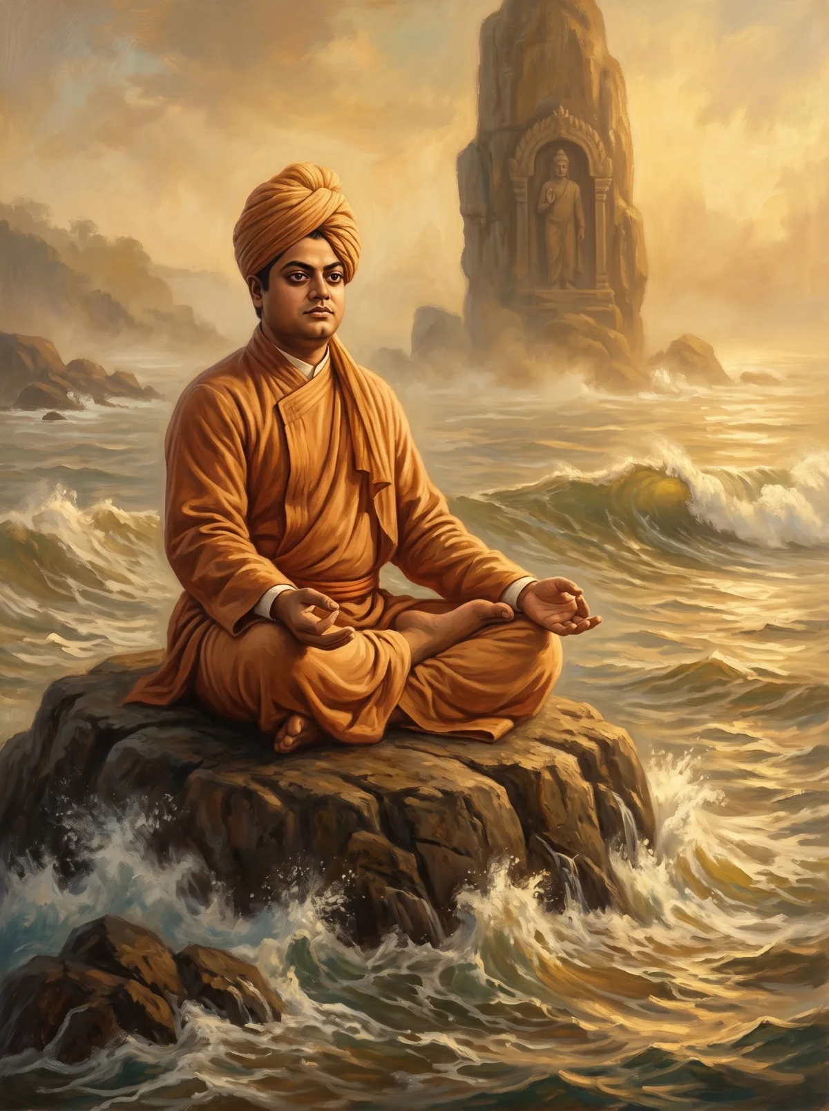 La roca de Kanyakumari